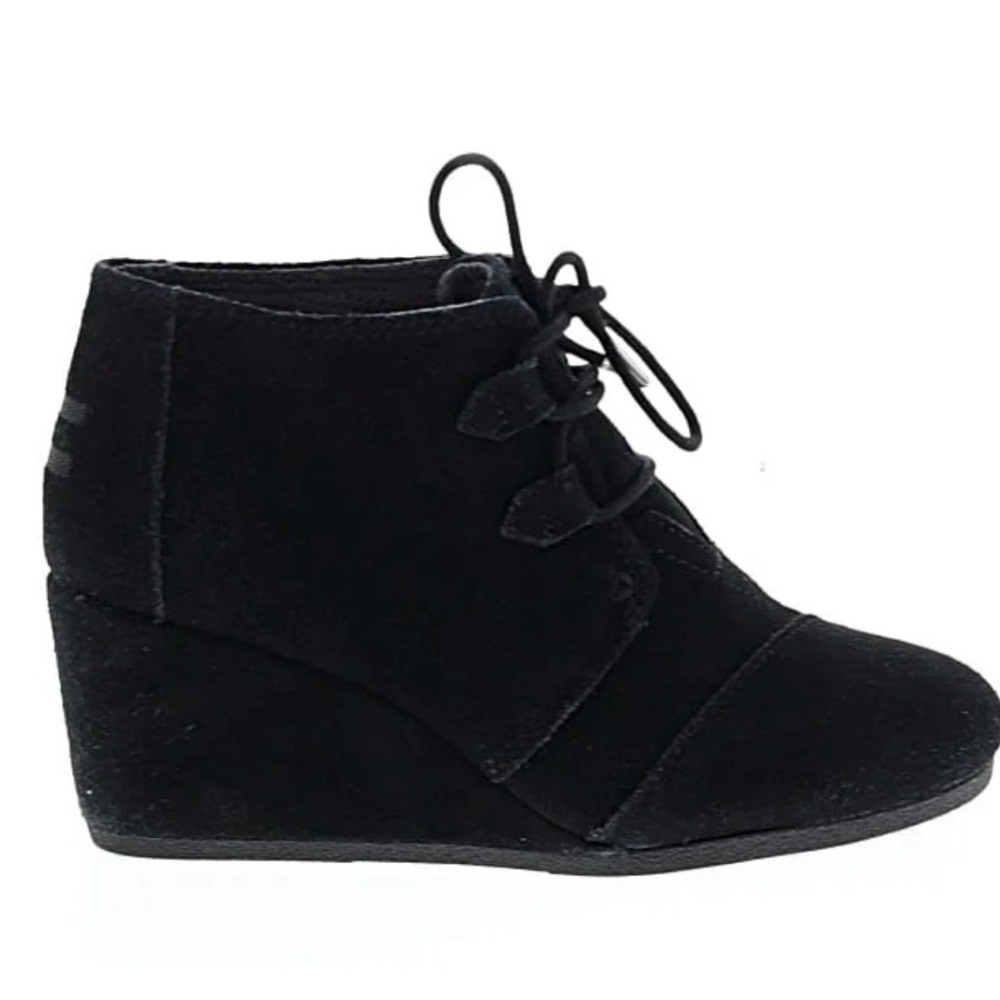 Tim’s Black Wedge Ankle Boots SIZE 10M